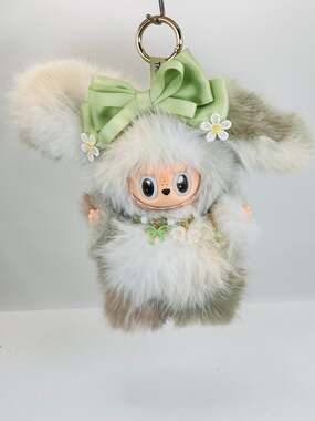 (20) Handmade plush doll keychain